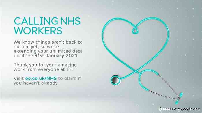 EE extending its unlimited data offer for NHS staff until January 2021