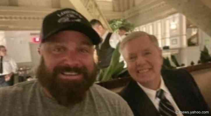 Lindsey Graham photographed with leader of white nationalist group Proud Boys