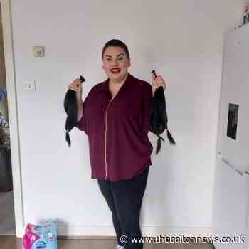 Newlywed braves the shave just two weeks after wedding