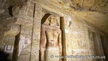 Egypt reveals 59 ancient coffins found near Saqqara pyramids