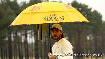 Tommy Fleetwood in touch with Robert Rock after challenging day at Scottish Open