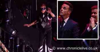 Ant and Dec horrified as BGT unicyclist dices with death