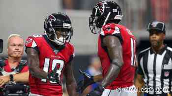 Falcons' Jones, Ridley questionable but improving