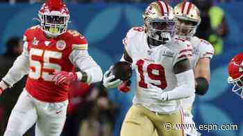 49ers WR Samuel activated; Ford, Reed put on IR