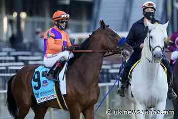 Filly Swiss Skydiver beats Authentic to win Preakness