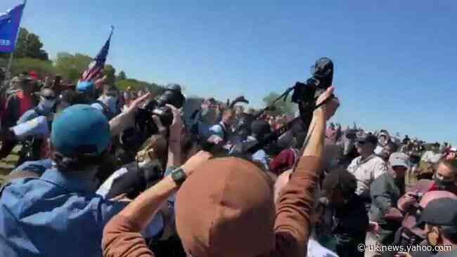 US Park Police Clash with Protesters in Washington DC