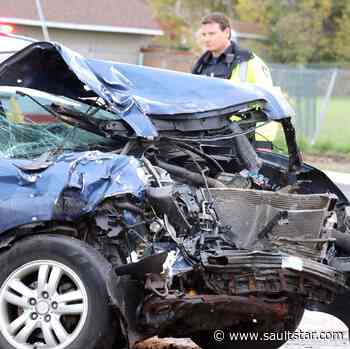 Four hurt in crash: GALLERY