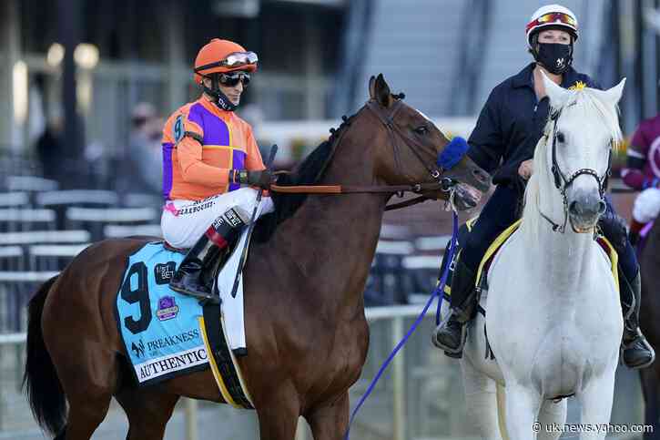 Winning filly: Swiss Skydiver beats Authentic in Preakness