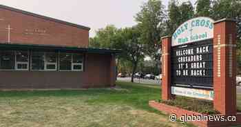 COVID-19 outbreak declared at Holy Cross High School in Saskatoon