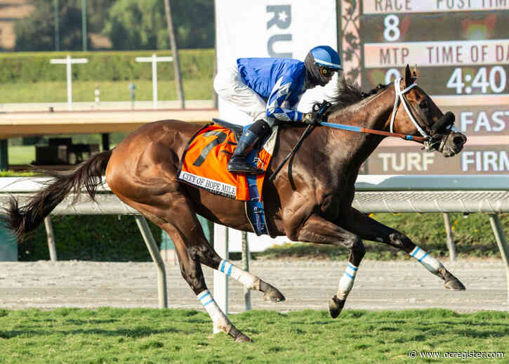 Santa Anita racing: Mo Forza wins City of Hope Mile