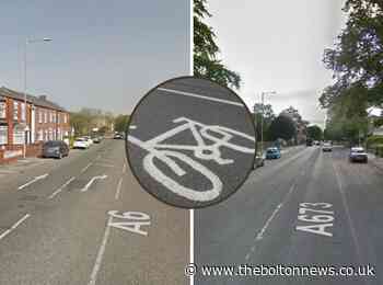 Pop-up cycle lanes are appearing on two of Bolton's major roads - The Bolton News