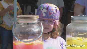 Lemonade stand raises money for College Station girl's medical bills and service dog - KBTX