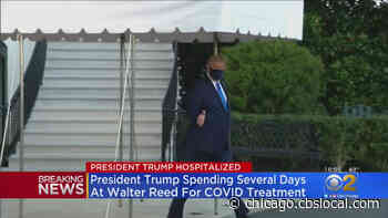 President Trump Spending Several Days At Walter Reed Medical Center For COVID-19 Treatment - CBS Chicago