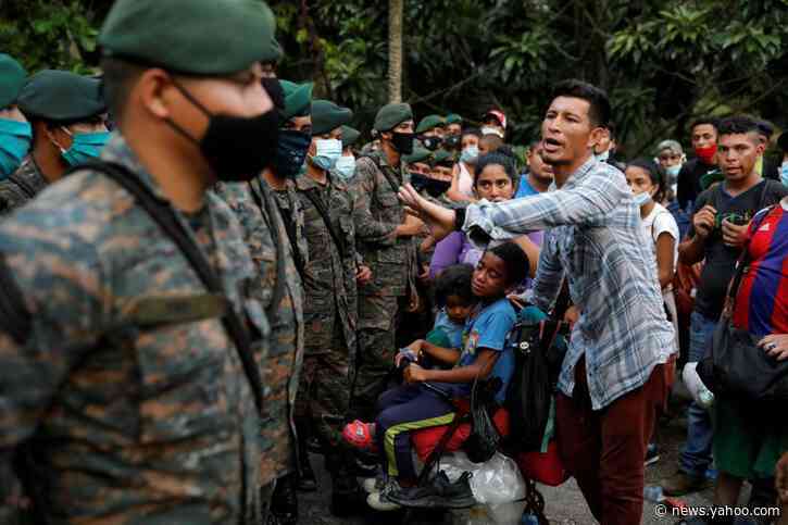Guatemala sends over 3,000 Honduran migrants home from caravan
