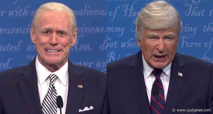 Alec Baldwin & Jim Carrey Face Off as Trump & Biden in 'SNL' Premiere - Watch!