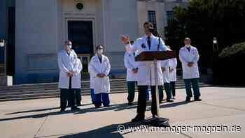 Donald Trump laut Arzt "noch nicht über den Berg"