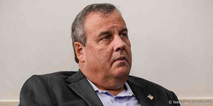 Chris Christie says he checked into a hospital as a precaution hours after testing positive for coronavirus