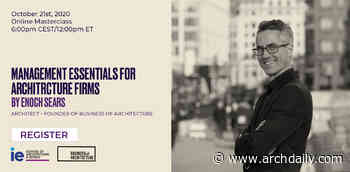 Online Masterclass: Management Essentials for Architecture Firms - ArchDaily