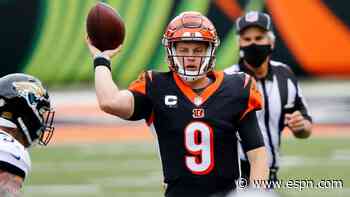 Burrow gets 1st win, throws for over 300 again