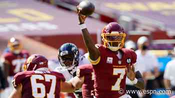 Washington still looking for growth from Dwayne Haskins after loss