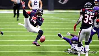 Any hopes for playoffs sink for Texans as they fall to 0-4