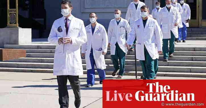Trump doctors say he had two oxygen dips but is 'improving' and may return to White House tomorrow – live