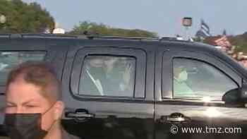 Donald Trump Leaves Hospital to Surprise Supporters, Rides By and Waves