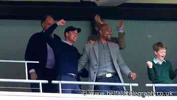Duke and Duchess of Cambridge applaud Aston Villa’s win over Liverpool