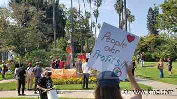 Anti-Amazon Protest in L.A., Activists Marching to Jeff Bezos' Home