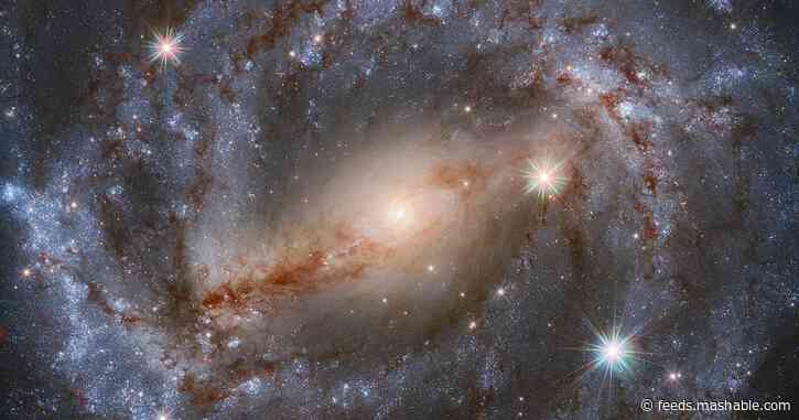 Hubble stared at this magnificent galaxy for nine hours to capture the perfect shot