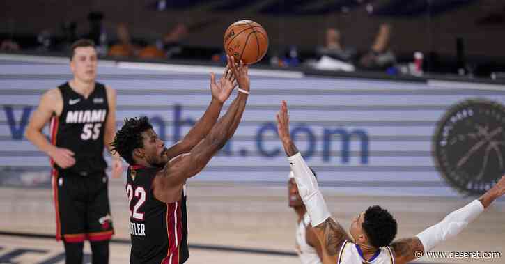 Jimmy Butler’s big night helps Heat cut Lakers’ Finals lead to 2-1