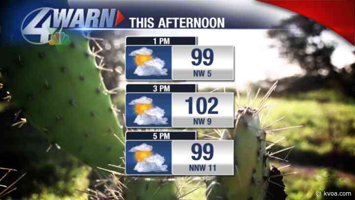 Triple digits through midweek!