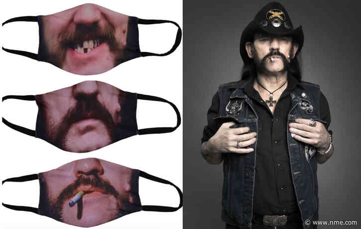 You can now buy face masks printed with the face of Motörhead’s Lemmy