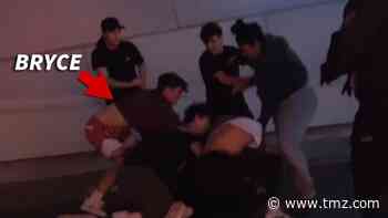 TikTok Star Bryce Hall Involved in Huge Brawl Caught on Video