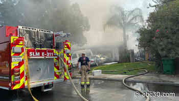 Firefighters douse large fire at Selma home