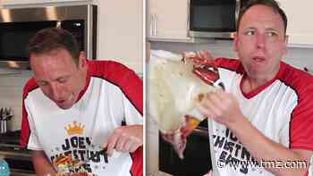 Joey Chestnut Devours 12-Pound Walking Taco In 38 Minutes!