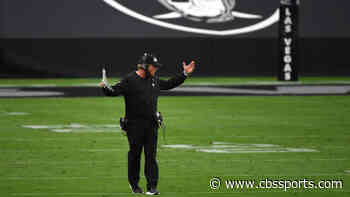 Jon Gruden still not wearing mask on sidelines properly despite fine from NFL