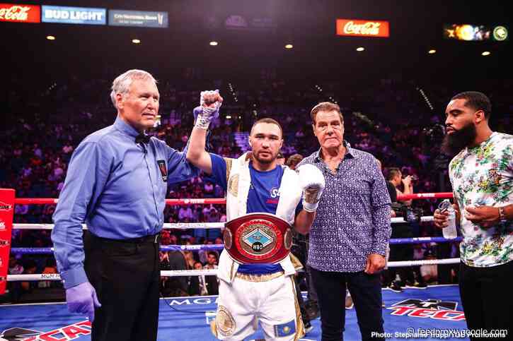 Sergey Lipinets Battles Kudratillo Abdukakhorov on Oct.24