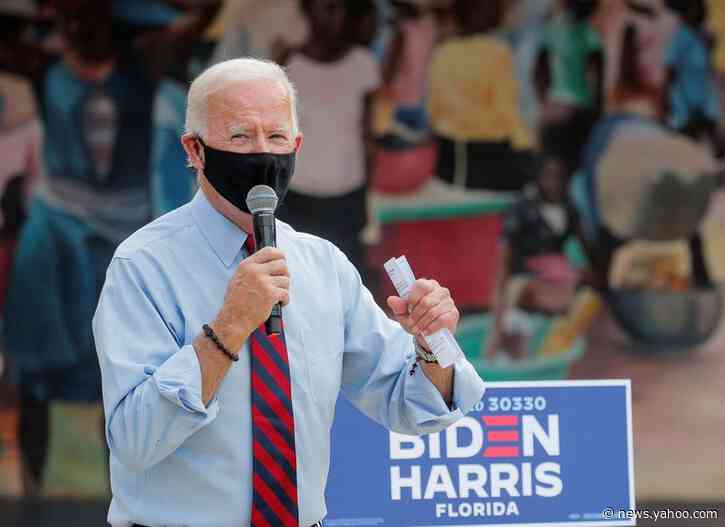 Biden campaigns in crucial Florida as Trump plans end to hospital stay