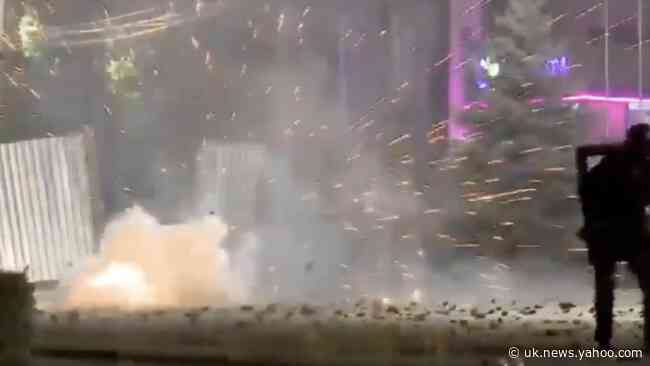 Police Fire Tear Gas and Stun Grenades at Protesters in Kyrgyz Capital Following Election
