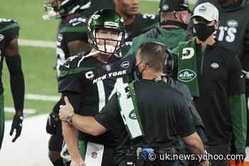 Jets' Darnold says shoulder improving, unsure if he'll play