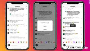 Instagram will hide comments that could be considered offensive