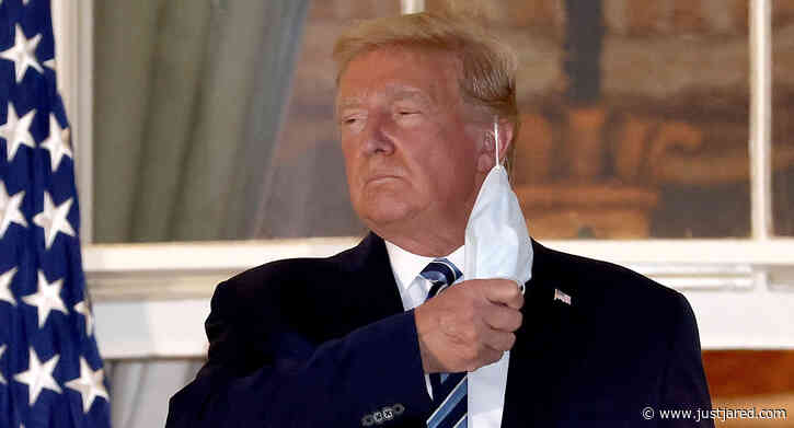 Donald Trump Leaves Hospital, Removes Mask for White House Photo Op