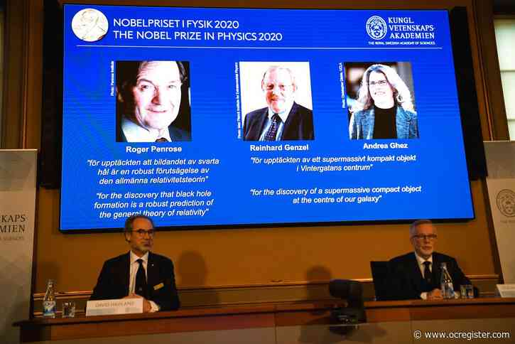 3 scientists win Nobel physics prize for black hole research