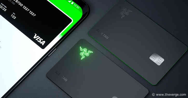 Of course Razer made a light-up prepaid credit card