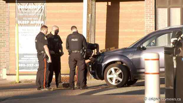 Pedestrian transported to hospital after being struck by SUV in Lethbridge