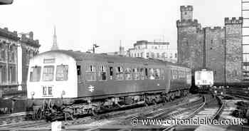 Newcastle Central Station: An everyday scene in 1970