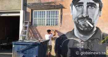 Red Deer mural honours ‘gentle giant’ who died from accidental overdose