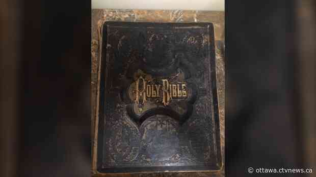 Calgary woman hopes to track down owners of 138-year-old Ottawa family bible