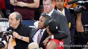 Officer suing Raptors' Ujiri files motion saying he used 'gentle physical guidance' during altercation